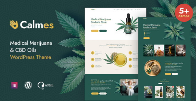 Calmes - Medical Marijuana & Coffeeshop WordPress Theme