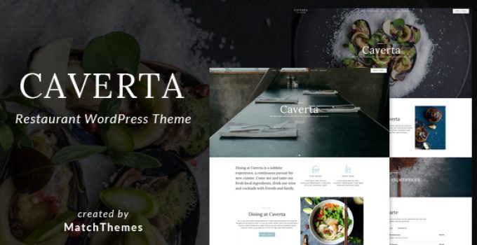 Caverta - Fine Dining Restaurant WordPress Theme