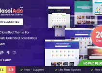 Classiads - Classified Ads WordPress Theme