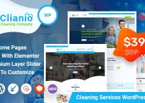 Clianio – Laundry, Dry Cleaning Services WordPress Theme