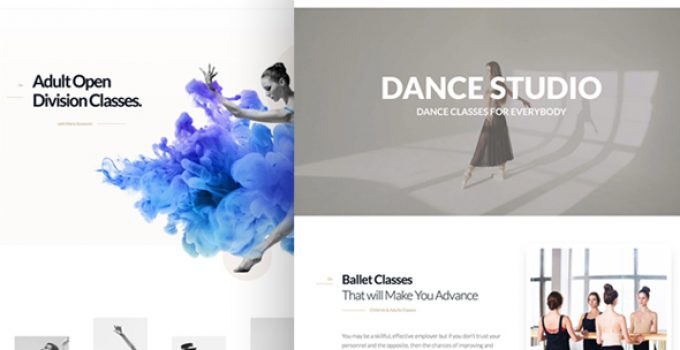 Dance WordPress Theme - Dancing Academy