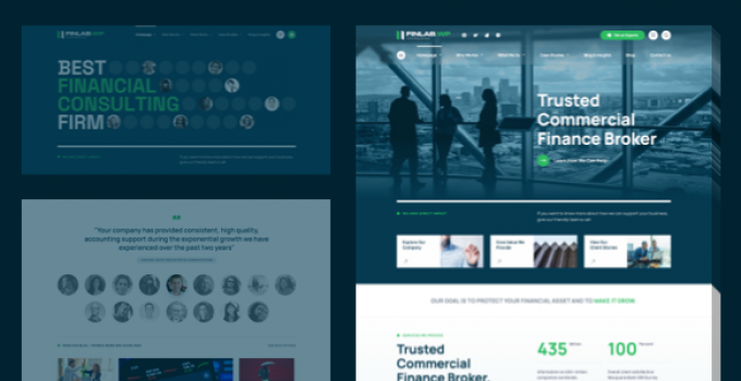 FinLab – Business, Consulting WordPress Theme