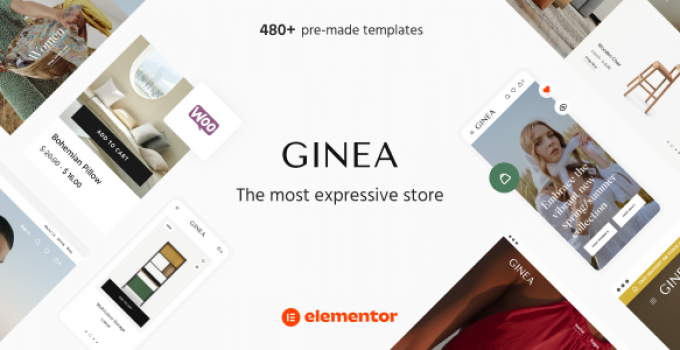 Ginea — Modern WooCommerce Theme
