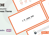 Glitche - CV Resume Theme