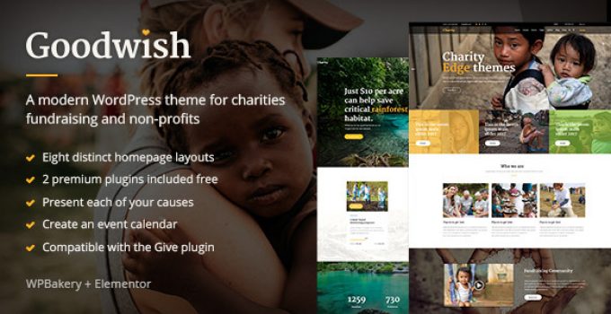 Goodwish - Charity & Nonprofit Theme