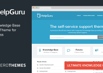 HelpGuru - A Self-Service Knowledge Base WordPress Theme