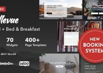 Hotel + Bed and Breakfast Booking Calendar Theme | Bellevue