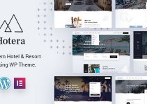 Hotera : Resort and Hotel WordPress Theme