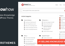 KnowHow - A Knowledge Base WordPress Theme