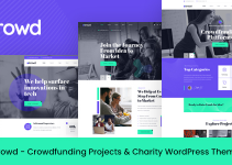 Krowd - Crowdfunding & Charity WordPress Theme