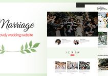 Marriage - Responsive Wedding Wordpress Theme