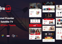 Mirasat - Internet Provider and Satellite TV WordPress Theme