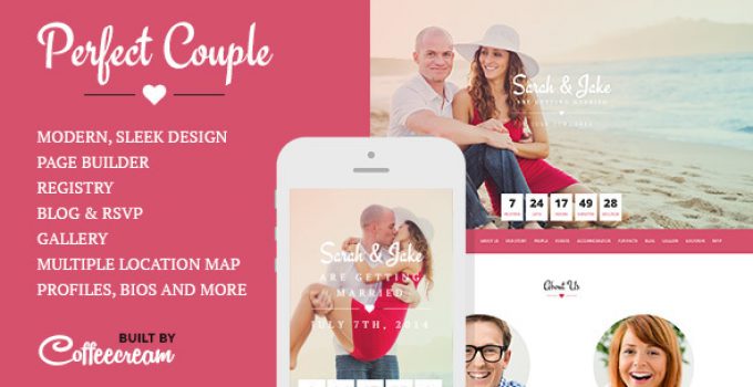 Perfect Couple - Wedding WordPress Theme