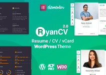 RyanCV - CV Resume Theme