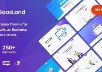 Saasland - MultiPurpose WordPress Theme for Saas Startup