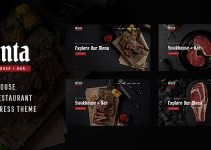 Winta - Steakhouse Restaurant WordPress Theme