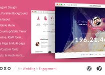 XOXO - Beautifully Elegant Wedding WordPress Theme