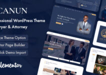 Canun - Lawyer & Attorney WordPress Theme