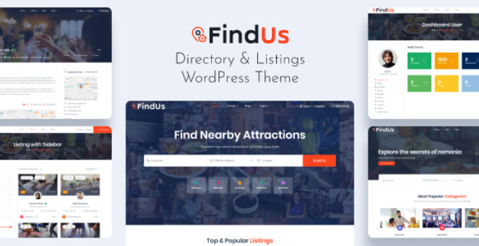 Findus - Directory Listing WordPress Theme