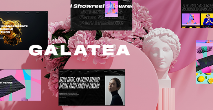 Galatea - Creative Portfolio WordPress Theme