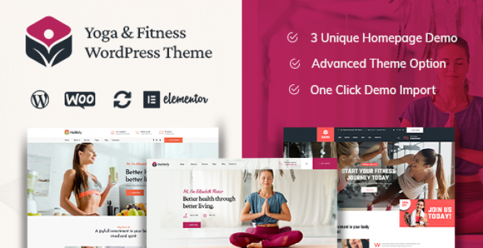 Helthify - Yoga and Fitness WordPress Theme