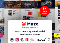 Mazo - Multipurpose Industry Factory WordPress Theme