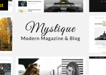 Mystique: Blog Magazine WordPress Theme