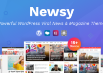 Newsy - Viral News & Magazine WordPress Theme