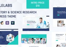 Pilelabs - Laboratory & Science Research WordPress Theme