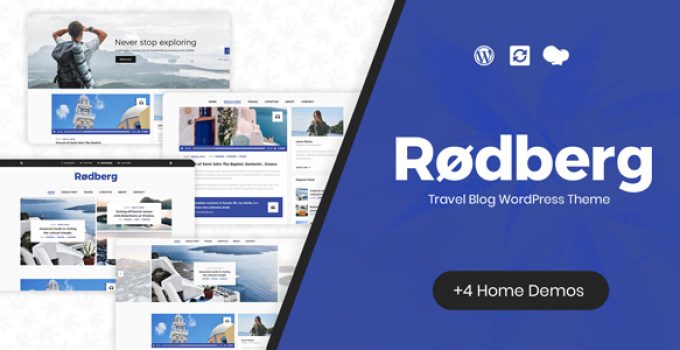 Rodberg - Travel Blog WordPress Theme