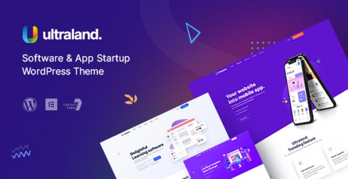 Ultraland - Software & App Startup WordPress Theme