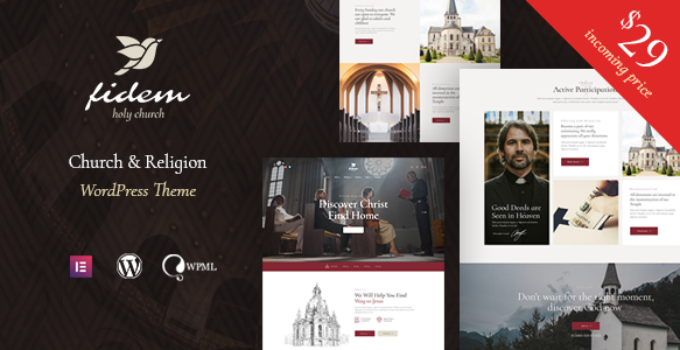 Fidem - Church & Religion WordPress Theme