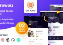 Growbiz - Digital Services Agency WordPress Theme