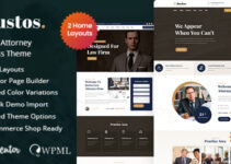 Justos - Attorney Lawyer WordPress Theme