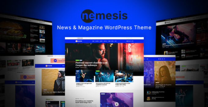 Nemesis - News Magazine WordPress Theme