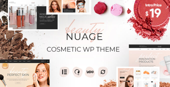 Nuage - Cosmetics & Beauty WordPress Theme