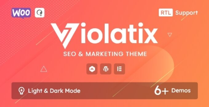 Violatix - SEO & Marketing WordPress Theme