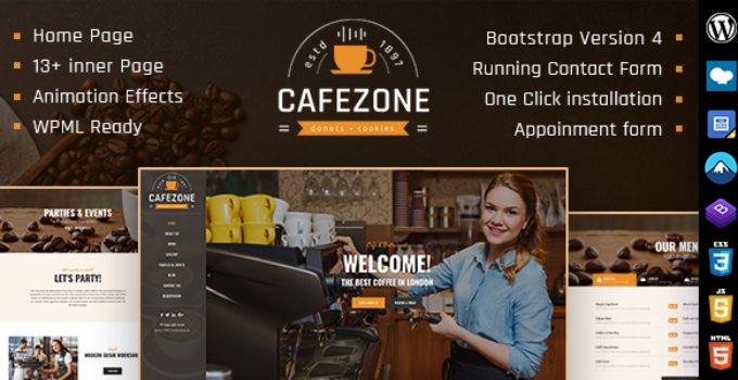 CafeZone | Coffee Restaurant WordPress Theme