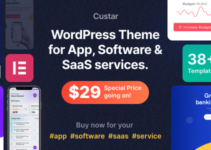 Custar - Software & App WordPress Theme