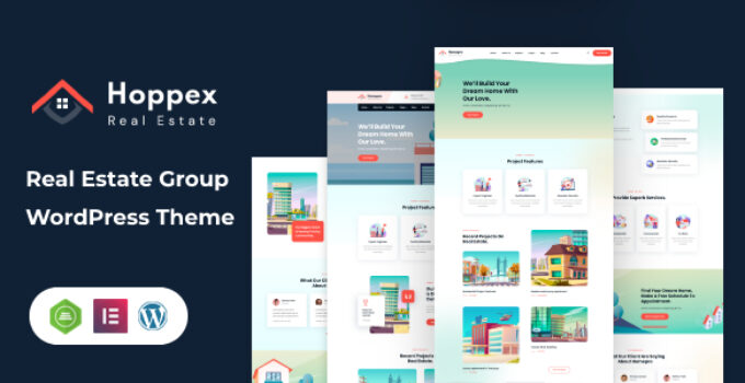 Hoppex – Real Estate Group WordPress Theme