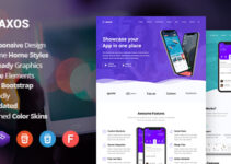 Naxos - App Landing Page WordPress Theme