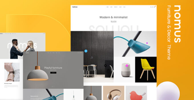Nomus – Furniture & Decor WooCommerce WordPress Theme