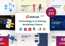 Tekhub - Multipurpose Technology WordPress Theme