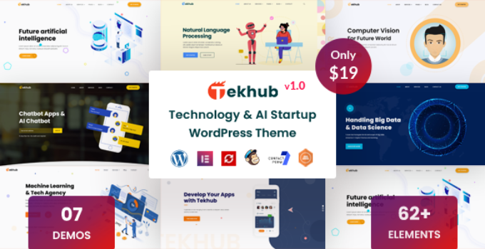 Tekhub - Multipurpose Technology WordPress Theme