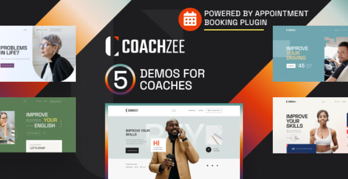 Coachzee - Appointment WordPress Theme