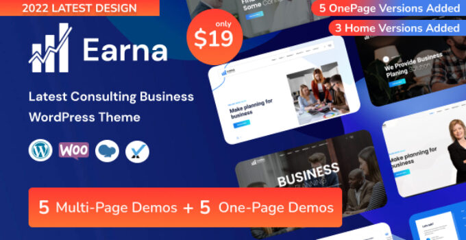 Earna - Consulting Business WordPress