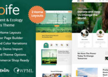Ecoife - Environment & Ecology WordPress Theme