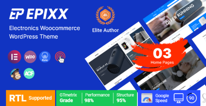 Epixx - Electronics WooCommerce WordPress Theme