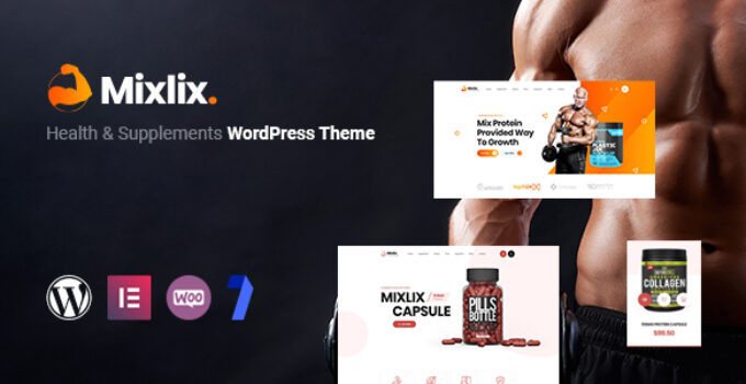 Mixlix | Health & Supplement WordPress theme
