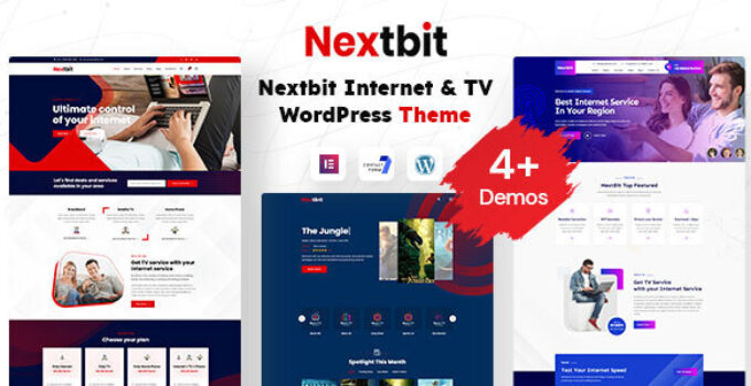 Nextbit - TV & Internet Provider WordPress Theme